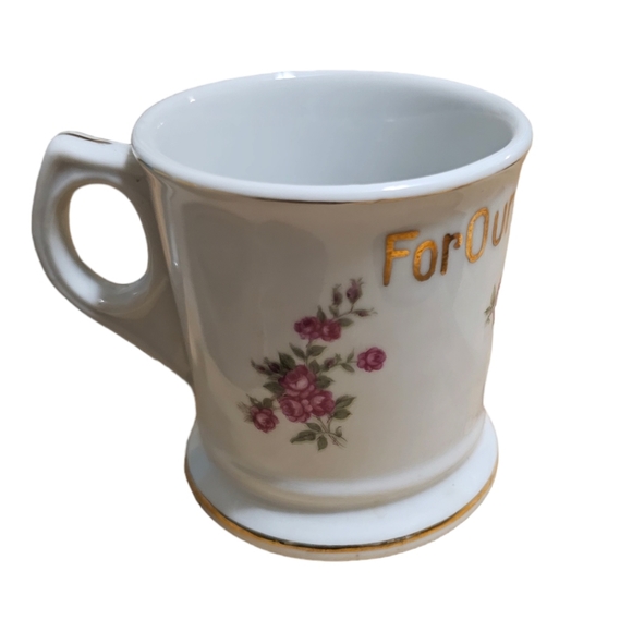 Vintage Shaving Mug Porcelain "For Our New Little Shaver" Made in Japan - Picture 4 of 6